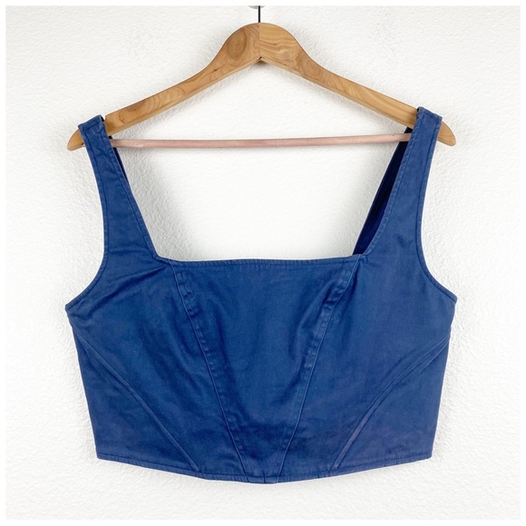 Free People Lost in the Light Crop Top Size 10 - Picture 4 of 13